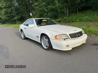 1995 Mercedes-Benz SL with VIN WDBFA76E3SF106489, listed as a Copart auction lot 63795775 with 72,790 mi miles and Clean title. Bid and sale history available at DreamBid. Image 1.