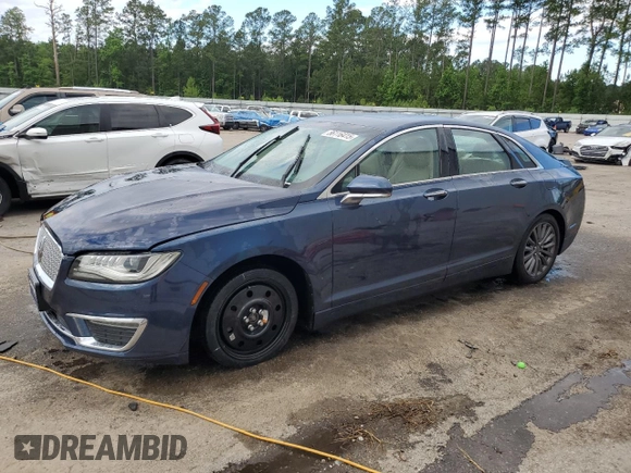 2017 Lincoln MKZ Select with VIN 3LN6L5D96HR619586, listed as a Copart auction lot 56116415 with 100,790 mi miles and Salvage title. Bid and sale history available at DreamBid. Image 1.