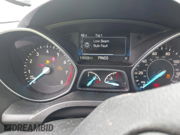 2018 Ford Escape S with VIN 1FMCU0F79JUB96676, listed as a IAAI auction lot 42343829 with 115,123 mi miles and . Bid and sale history available at DreamBid. Image 7.