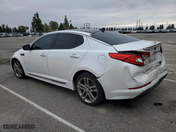 2013 Kia Optima SX w/Limited Pkg with VIN 5XXGR4A67DG089150, listed as a Copart auction lot 52642465 with 215,363 mi miles and Salvage Title. Bid and sale history available at carsss.com. Image 2.