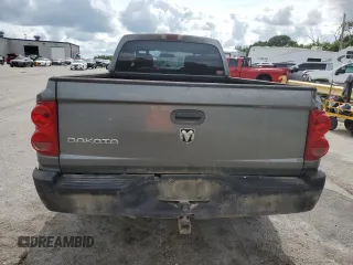 2005 Dodge Dakota ST with VIN 1D7HW22K15S177654, listed as a Copart auction lot 61034605 with 241,817 mi miles and Salvage title. Bid and sale history available at DreamBid. Image 6.