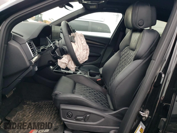 2023 Audi SQ5 Premium Plus with VIN WA1B4AFY4P2041630, listed as a Copart auction lot 46045514 with 6,604 mi miles and Salvage Title. Bid and sale history available at DreamBid. Image 7.