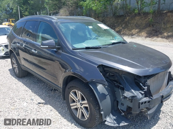 2015 Chevrolet Traverse LT with VIN 1GNKVGKD1FJ311868, listed as a IAAI auction lot 42562611 with 134,812 mi miles and . Bid and sale history available at DreamBid. Image 1.