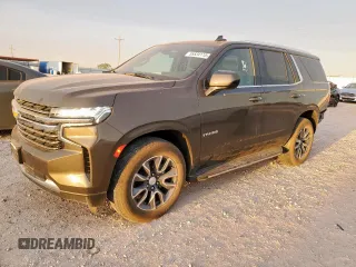2021 Chevrolet Tahoe LT с VIN 1GNSCNKD6MR405530, выставлен на аукционе Copart как лот 55534115 с пробегом 46 555 миль миль и Списание • Salvage title. История ставок и продаж доступна на DreamBid. Изображение 1.