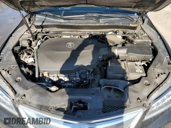 2015 Acura TLX Advance with VIN 19UUB2F79FA009585, listed as a Copart auction lot 48476795 with 89,985 mi miles and Salvage title. Bid and sale history available at DreamBid. Image 11.