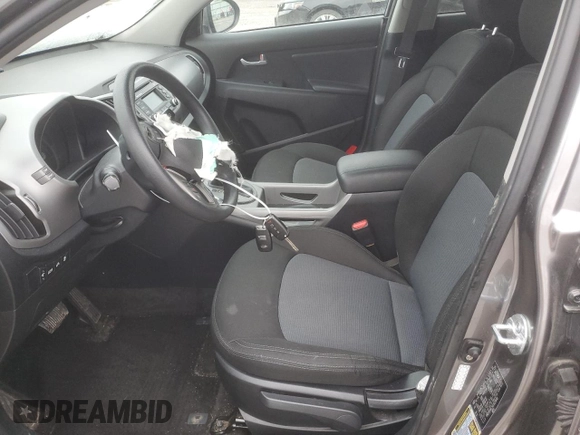 2016 Kia Sportage LX with VIN KNDPB3AC5G7823690, listed as a Copart auction lot 55272765 with 47,666 mi miles and Non Repairable. Bid and sale history available at carsss.com. Image 7.