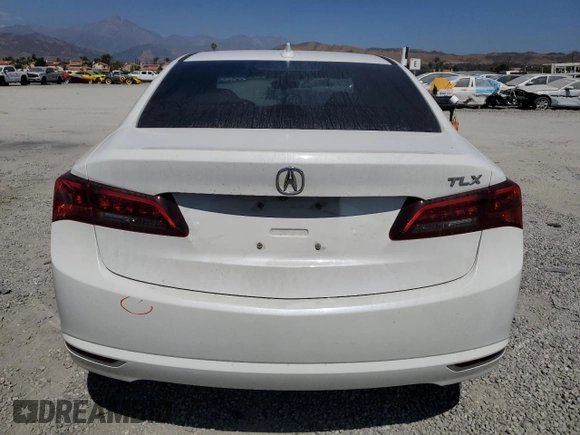 2017 Acura TLX Technology with VIN 19UUB1F50HA001189, listed as a Copart auction lot 63347755 with 185,257 mi miles and Salvage title. Bid and sale history available at DreamBid. Image 6.