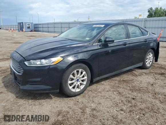 2016 Ford Fusion S with VIN 1FA6P0G75G5126060, listed as a Copart auction lot 60974024 with 109,077 mi miles and Salvage title. Bid and sale history available at DreamBid. Image 1.