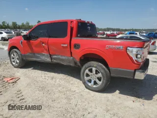 2021 Ford F-150 XL with VIN 1FTFW1E52MKE23546, listed as a Copart auction lot 50287065 with 33,107 mi miles and Salvage title. Bid and sale history available at DreamBid. Image 2.