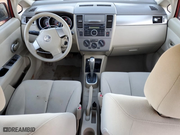 2007 Nissan Versa 1.8 S with VIN 3N1BC11E37L420609, listed as a Copart auction lot 85940874 with 112,342 mi miles and Salvage Title. Bid and sale history available at carsss.com. Image 8.