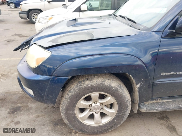 2005 Toyota 4Runner SR5 with VIN JTEBU14R958045762, listed as a IAAI auction lot 41703309 with 203,120 mi miles. Bid and sale history available at carsss.com. Image 18.