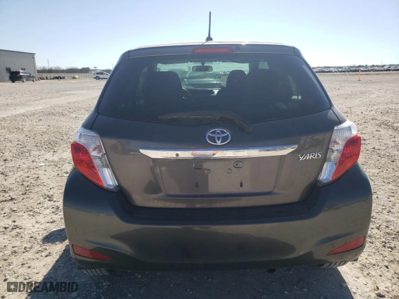 2012 Toyota Yaris L with VIN JTDJTUD3XCD529461, listed as a Copart auction lot 46808005 with 68,533 mi miles and Salvage Title. Bid and sale history available at carsss.com. Image 6.