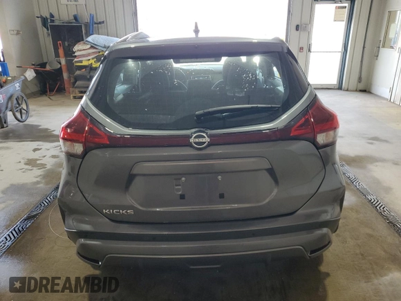 2022 Nissan Kicks S z VIN 3N1CP5BVXNL493178, wystawiony jako Copart lot #55552355 z przebiegiem 21 576 mil mil oraz Szkoda całkowita • Salvage title. Historia ofert i sprzedaży dostępna na DreamBid. Obrazek 6.