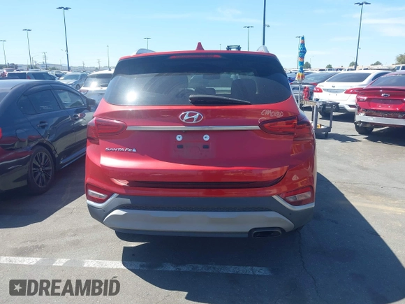 2019 Hyundai Santa Fe SEL with VIN 5NMS33AD7KH113627, listed as a IAAI auction lot 41857170 with 75,813 mi miles and . Bid and sale history available at DreamBid. Image 17.