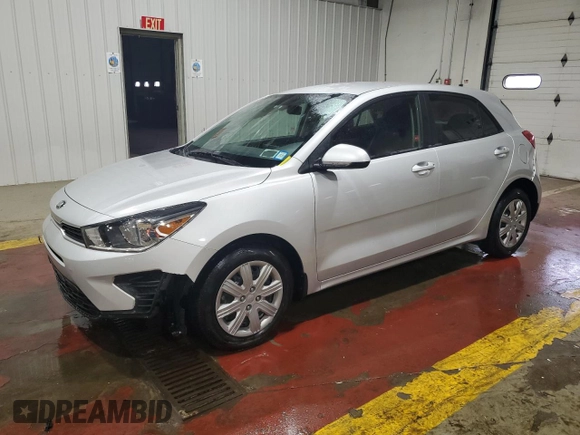 2021 Kia Rio S with VIN 3KPA25AD3ME433290, listed as a Copart auction lot 53537425 with 18,285 mi miles and Salvage Title. Bid and sale history available at DreamBid. Image 1.