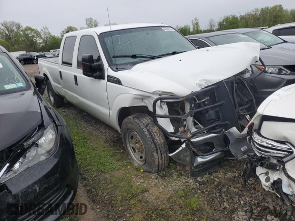 2016 Ford F-250 XL with VIN 1FT7W2A66GEA20892, listed as a Copart auction lot 48762155 with 187,187 mi miles and Salvage title. Bid and sale history available at DreamBid. Image 4.
