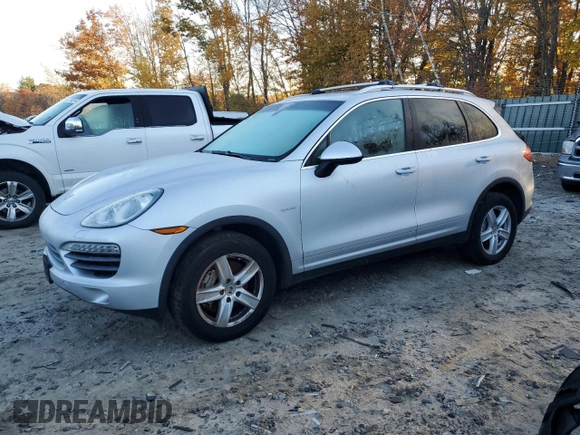 2012 Porsche Cayenne S Hybrid with VIN WP1AE2A25CLA90720, listed as a Copart auction lot 76467154 with 100,460 mi miles and Clean title. Bid and sale history available at DreamBid. Image 1.