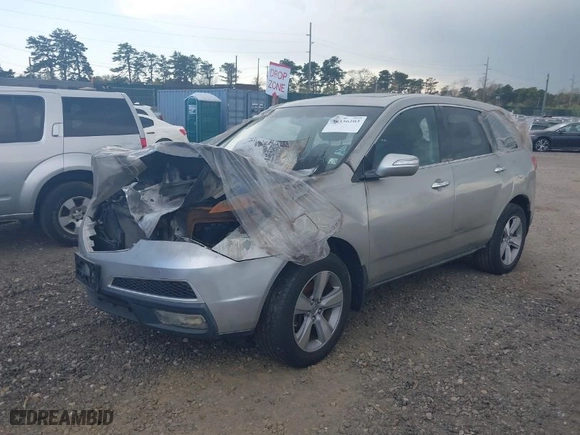2011 Acura MDX Tech Pkg with VIN 2HNYD2H66BH526668, listed as a IAAI auction lot 39278132 with 1 mi miles. Bid and sale history available at carsss.com. Image 2.