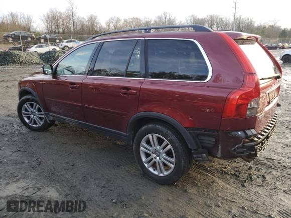 2009 Volvo XC90 I6 with VIN YV4CZ982291497683, listed as a Copart auction lot 85573264 with 126,153 mi miles and Salvage Title. Bid and sale history available at carsss.com. Image 2.