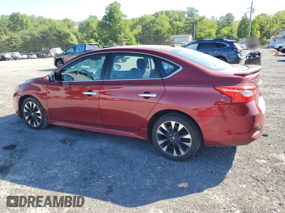 2019 Nissan Sentra SR with VIN 3N1AB7AP4KY253952, listed as a Copart auction lot 55971085 with 84,135 mi miles and Salvage Title. Bid and sale history available at DreamBid. Image 2.