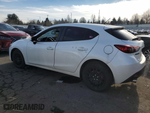 2016 Mazda 3 i Sport with VIN JM1BM1J72G1302697, listed as a Copart auction lot 42129705 with 63,022 mi miles and Salvage Title. Bid and sale history available at DreamBid. Image 2.