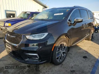 2021 Chrysler Pacifica Limited z VIN 2C4RC3GG9MR568035, wystawiony jako Copart lot #87213084 z przebiegiem 70 447 mil mil oraz Szkoda całkowita • Salvage title. Historia ofert i sprzedaży dostępna na DreamBid. Obrazek 1.