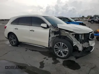 2017 Acura MDX Technology with VIN 5FRYD3H55HB006252, listed as a Copart auction lot 58595065 with 159,857 mi miles and Salvage title. Bid and sale history available at DreamBid. Image 4.