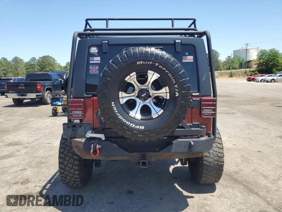 2007 Jeep Wrangler Unlimited Sahara with VIN 1J4GA59187L186314, listed as a Copart auction lot 55437405 with 228,177 mi miles and Clean title. Bid and sale history available at DreamBid. Image 6.