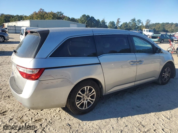 2012 Honda Odyssey EX with VIN 5FNRL5H41CB067800, listed as a Copart auction lot 76289844 with 199,236 mi miles and Salvage Title. Bid and sale history available at carsss.com. Image 3.