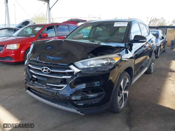 2017 Hyundai Tucson Value with VIN KM8J33A28HU484898, listed as a IAAI auction lot 41847105 with 53,210 mi miles. Bid and sale history available at carsss.com. Image 17.