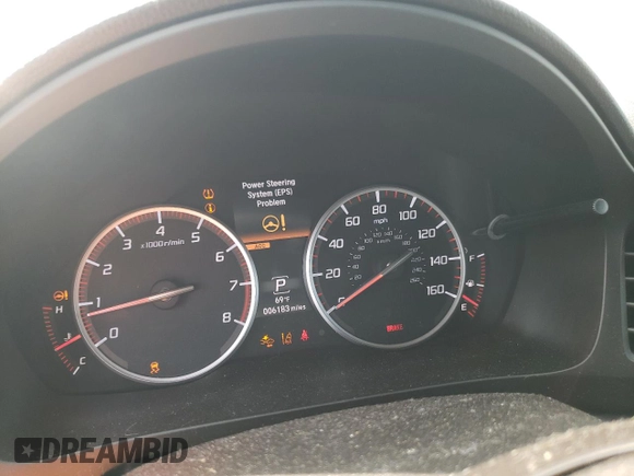 2022 Acura ILX Premium with VIN 19UDE2F81NA006792, listed as a Copart auction lot 48696873 with 6,183 mi miles and . Bid and sale history available at DreamBid. Image 9.