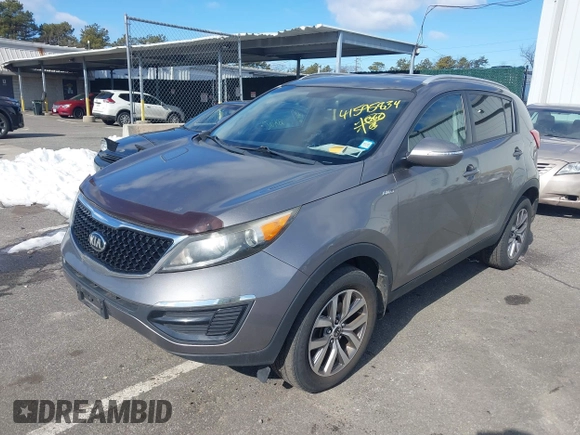 2015 Kia Sportage LX with VIN KNDPBCAC9F7671332, listed as a IAAI auction lot 41595834 with 146,535 mi miles and . Bid and sale history available at carsss.com. Image 18.