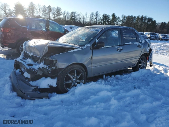 2003 Mitsubishi Lancer ES with VIN JA3AJ26E03U013617, listed as a Copart auction lot 41464555 with 0 mi miles and Salvage Title. Bid and sale history available at carsss.com. Image 1.
