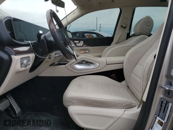 2022 Mercedes-Benz GLS 450 with VIN 4JGFF5KE3NA824618, listed as a Copart auction lot 61743144 with 8,251 mi miles and Salvage Title. Bid and sale history available at DreamBid. Image 7.