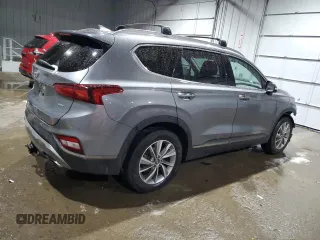 2020 Hyundai Santa Fe Limited with VIN 5NMS5CAD4LH157399, listed as a Copart auction lot 46675725 with 44,686 mi miles and Salvage Title. Bid and sale history available at DreamBid. Image 3.