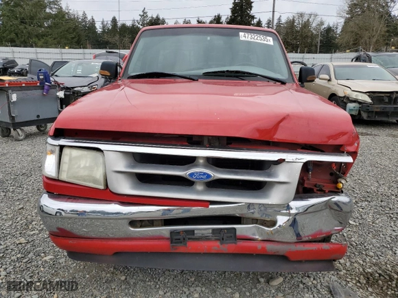 1995 Ford Ranger Splash with VIN 1FTCR10A8SPB14808, listed as a Copart auction lot 47322535 with 99,797 mi miles and Salvage Title. Bid and sale history available at carsss.com. Image 5.