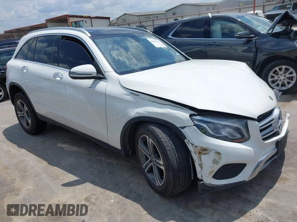 2019 Mercedes-Benz GLC 300 with VIN WDC0G4JB3K1000679, listed as a IAAI auction lot 42221925 with 91,005 mi miles and . Bid and sale history available at DreamBid. Image 1.