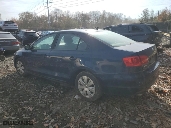 2014 Volkswagen Jetta Sedan SE w/Connectivity with VIN 3VWD17AJ2EM409018, listed as a Copart auction lot 55260584 with 122,153 mi miles and Non Repairable. Bid and sale history available at carsss.com. Image 2.