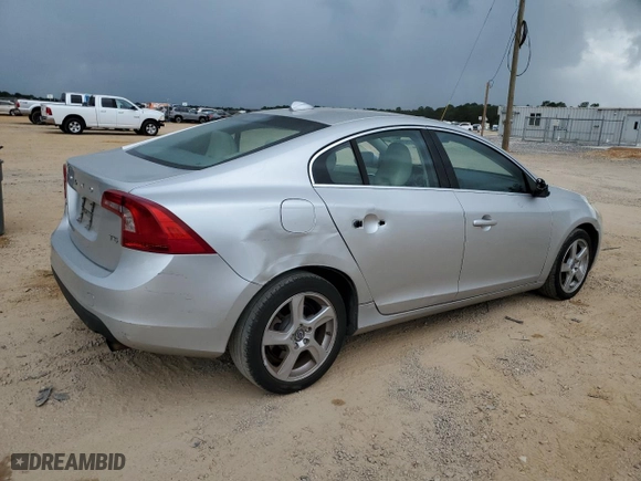 2012 Volvo S60 T5 with VIN YV1622FS9C2142052, listed as a Copart auction lot 53752045 with 150,873 mi miles and Clean Title. Bid and sale history available at carsss.com. Image 3.