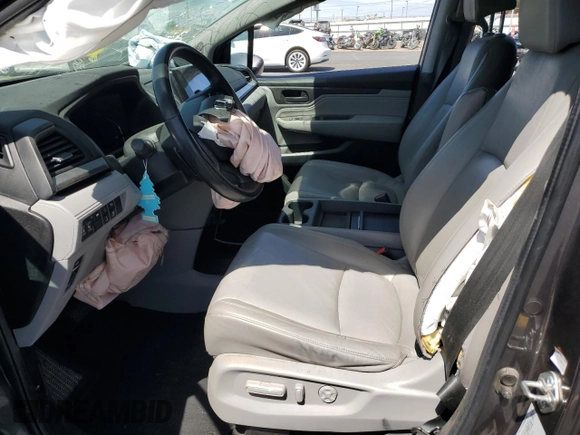 2020 Honda Odyssey Touring with VIN 5FNRL6H84LB032418, listed as a Copart auction lot 59118565 with Not provided miles and Salvage title. Bid and sale history available at DreamBid. Image 7.