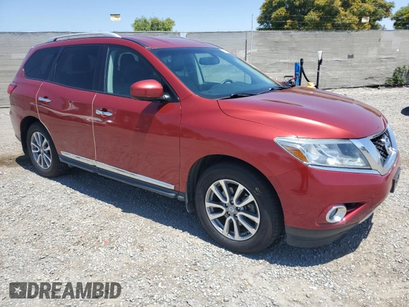 2015 Nissan Pathfinder SL with VIN 5N1AR2MM0FC612995, listed as a Copart auction lot 61105275 with 111,766 mi miles and Salvage title. Bid and sale history available at DreamBid. Image 4.