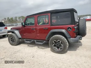 2022 Jeep Wrangler Unlimited Sport with VIN 1C4HJXDG0NW100216, listed as a Copart auction lot 47610405 with 18,324 mi miles and Clean Title. Bid and sale history available at DreamBid. Image 2.