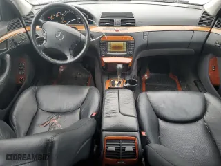 2006 Mercedes-Benz S-Class 3.7L with VIN WDBNF67JX6A483715, listed as a Copart auction lot 80073534 with 0 mi miles and Salvage Title. Bid and sale history available at carsss.com. Image 8.