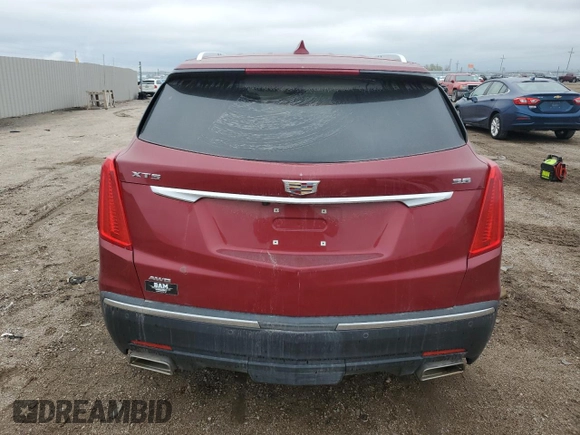 2019 Cadillac XT5 Luxury AWD with VIN 1GYKNDRS7KZ171794, listed as a Copart auction lot 55485335 with 52,229 mi miles and Salvage Title. Bid and sale history available at carsss.com. Image 6.