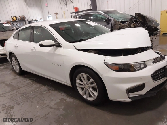 2017 Chevrolet Malibu LT with VIN 1G1ZE5ST2HF138962, listed as a IAAI auction lot 41655600 with 99,460 mi miles. Bid and sale history available at carsss.com. Image 1.