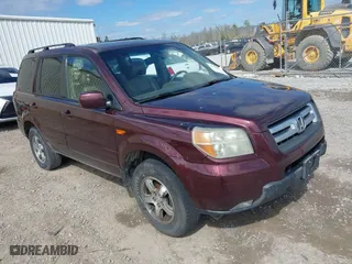 2007 Honda Pilot EX-L with VIN 5FNYF28517B002591, listed as a IAAI auction lot 41760295 with 204,533 mi miles. Bid and sale history available at carsss.com. Image 1.
