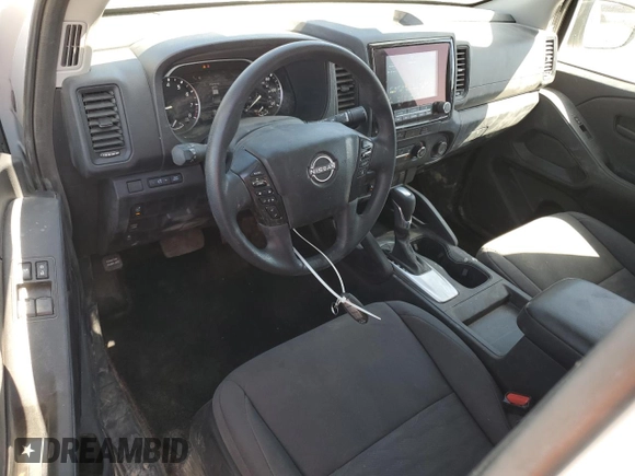 2024 Nissan Frontier S with VIN 1N6ED1CL5RN674048, listed as a Copart auction lot 49461315 with 6,052 mi miles and Salvage Title. Bid and sale history available at DreamBid. Image 8.