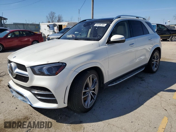 2022 Mercedes-Benz GLE 450 with VIN 4JGFB5KBXNA645994, listed as a Copart auction lot 50498785 with 41,047 mi miles and Salvage title. Bid and sale history available at DreamBid. Image 1.