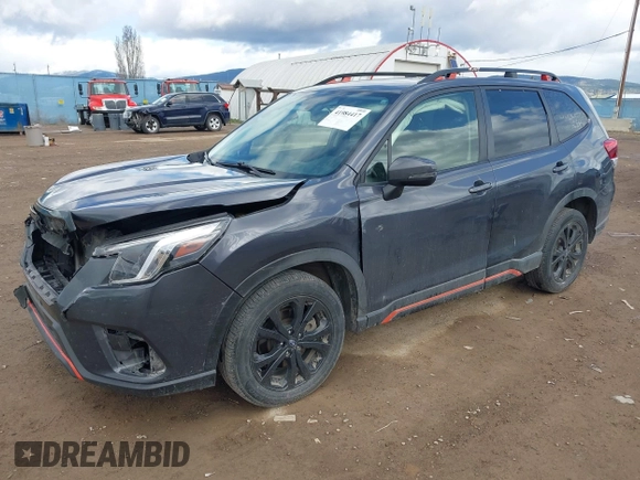 2023 Subaru Forester Special Sports with VIN JF2SKAJC7PH501725, listed as a IAAI auction lot 41984417 with 28,180 mi miles and . Bid and sale history available at DreamBid. Image 2.
