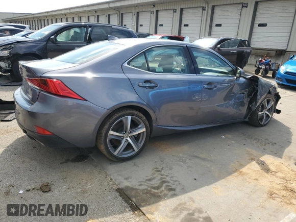 2018 Lexus IS 300 with VIN JTHC81D24J5030385, listed as a Copart auction lot 57968765 with 135,212 mi miles and Salvage title. Bid and sale history available at DreamBid. Image 3.
